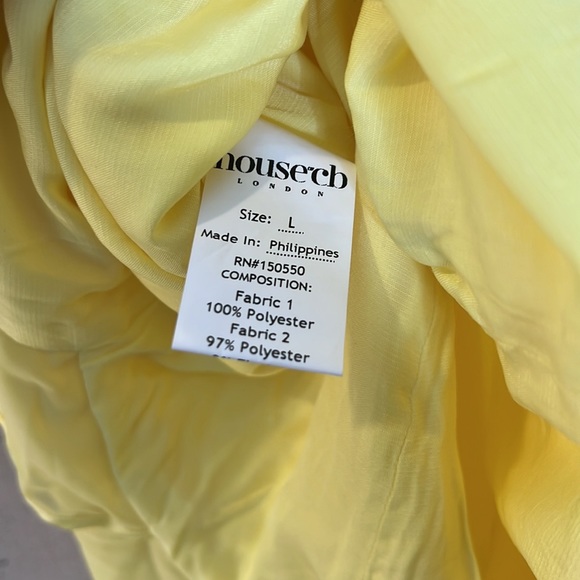 HOUSE OF CB 'Rossella' Buttercup Ruffle Mini Dress NWOT - Picture 11 of 13